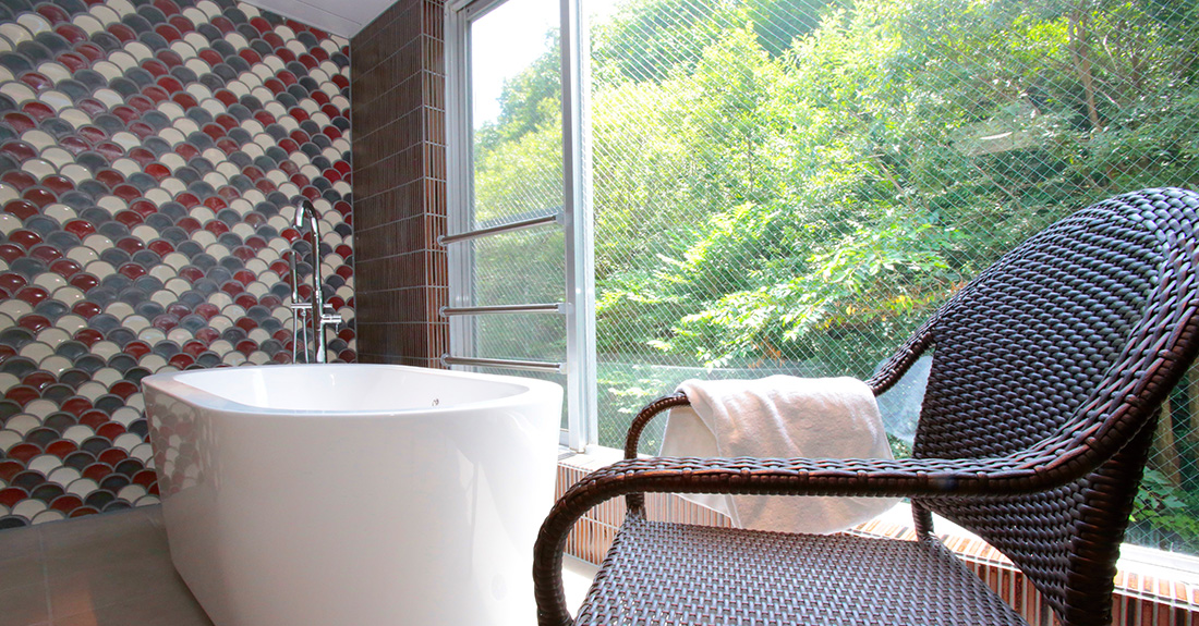 デザインバス付き和室