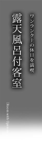 露天風呂付客室